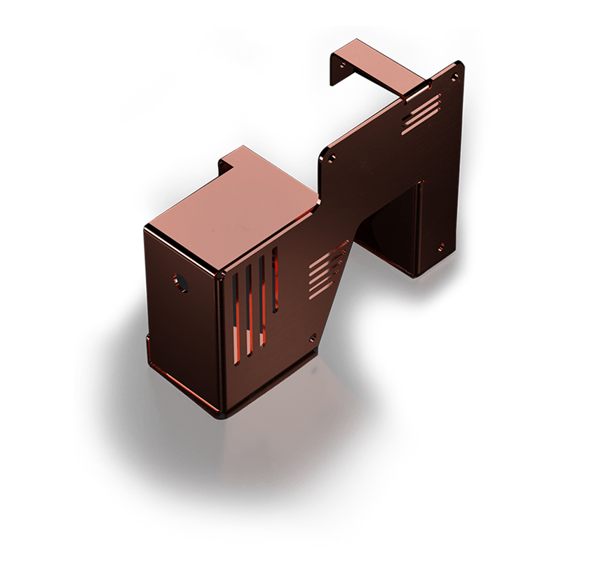 金属板制造的零件